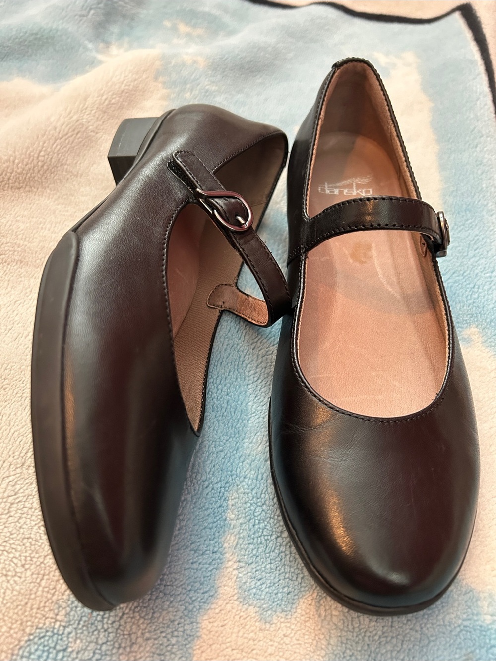 Dansko black Mary Jane size leather upper size 38